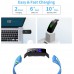 YEGKGO Fitness Tracker for Kids Girls Boys Teens, IP68 Waterproof Activity Tracker with Pedometer Calorie Counter, Heart Rate & Sleep Monitor Fitness Watch, Call & SMS Reminder, Gift for Kids